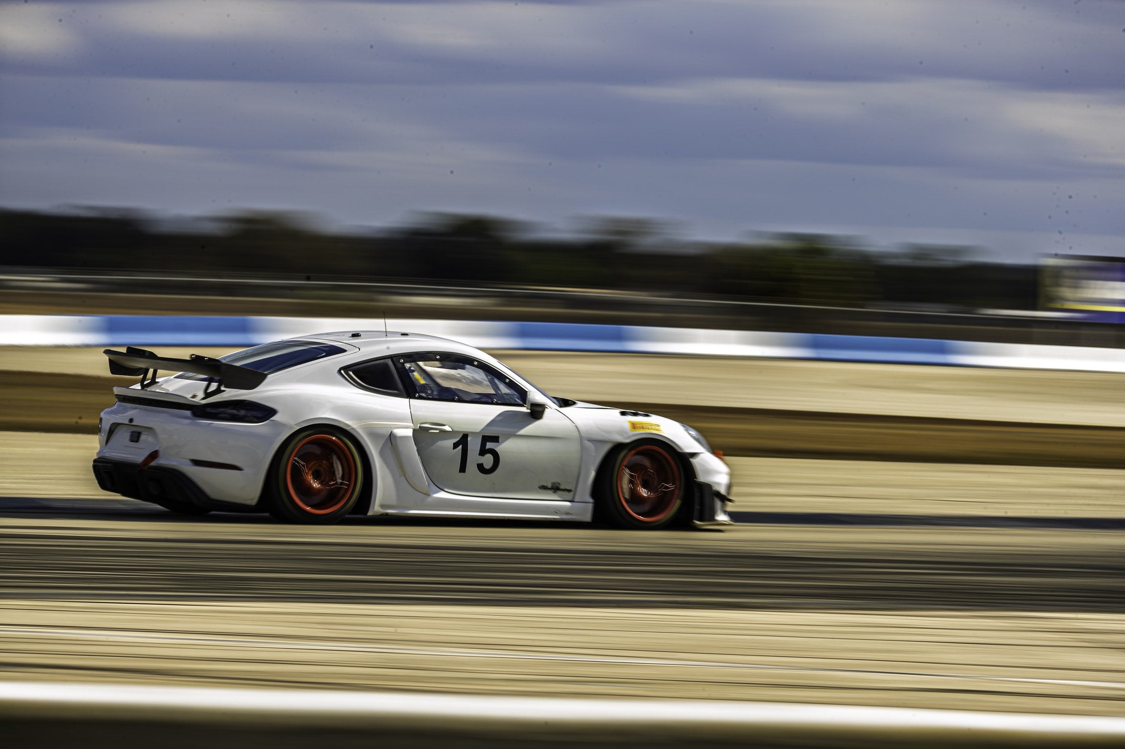 GSL track support, PCA Sebring, car 15 rear