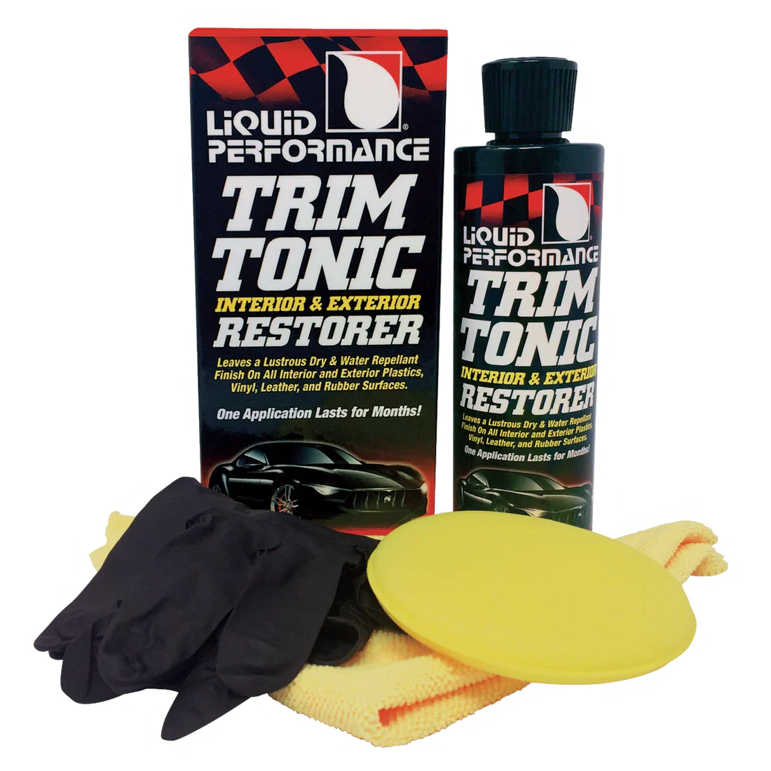 Trim Tonic Kit (Gloves, Microfiber & Applicator) - Detailing Kit